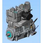 SOLO Aircraft Engine 2350 C